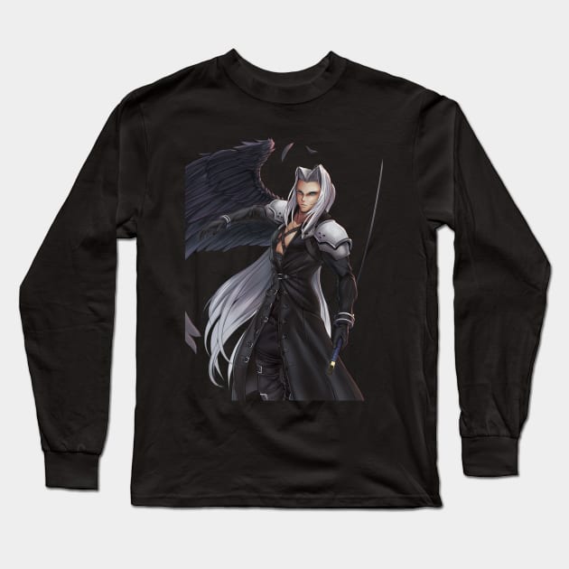 Sephiroth (Ultimate) Long Sleeve T-Shirt by hybridmink